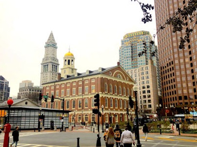 US city street