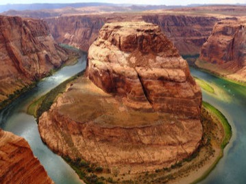 Grand Canyon aerial view taken by student group