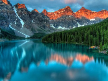 Canadian lake taken during student trip